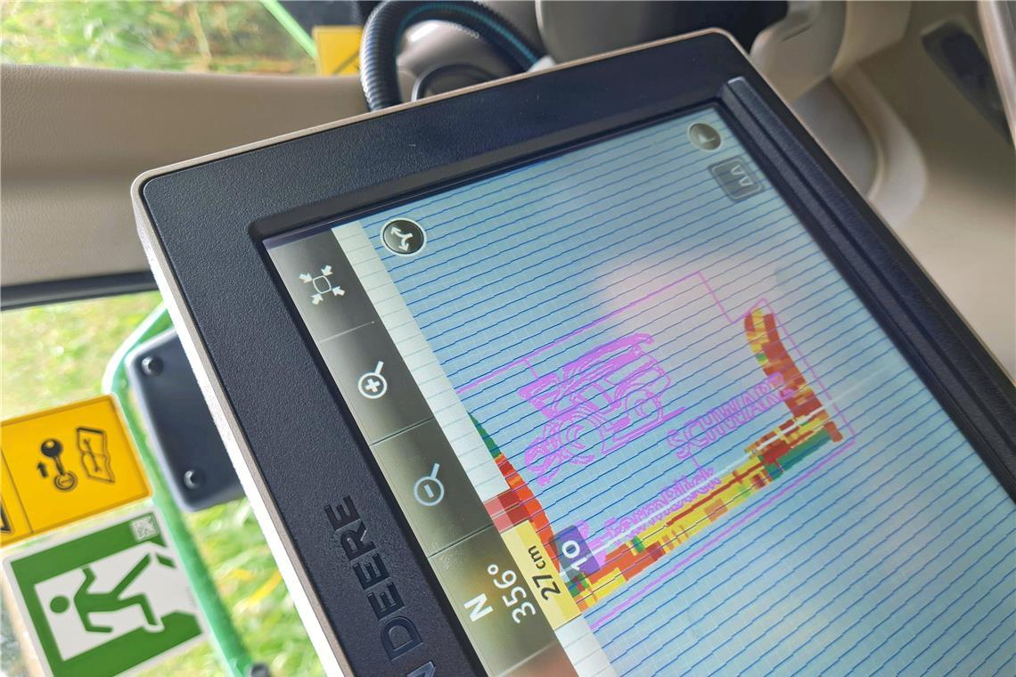Rems-Murr-Kreis: So steht es um KI in der Landwirtschaft Das Programm erstellt eine Applikationskarte für das zu bearbeitende Feld.
