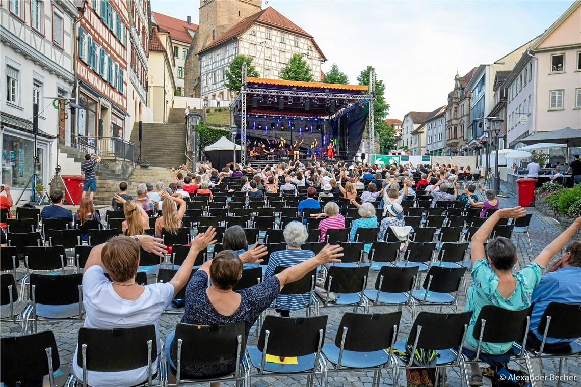 Das Publikum war begeistert.