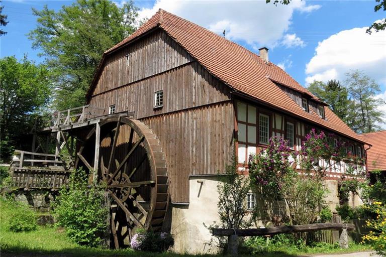 Das Rad der Meuschenmühle beeindruckt Besucher. Foto: privat