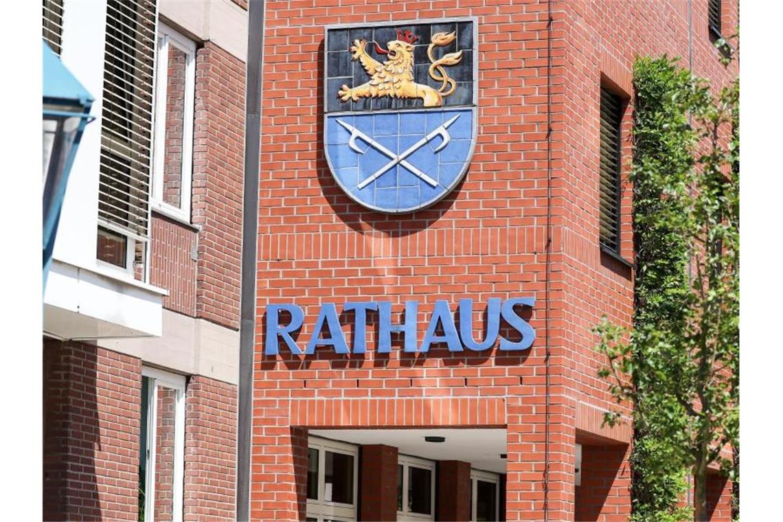 Das Rathaus der Kleinstadt Hockenheim. Foto: Jan Woitas/Archivbild