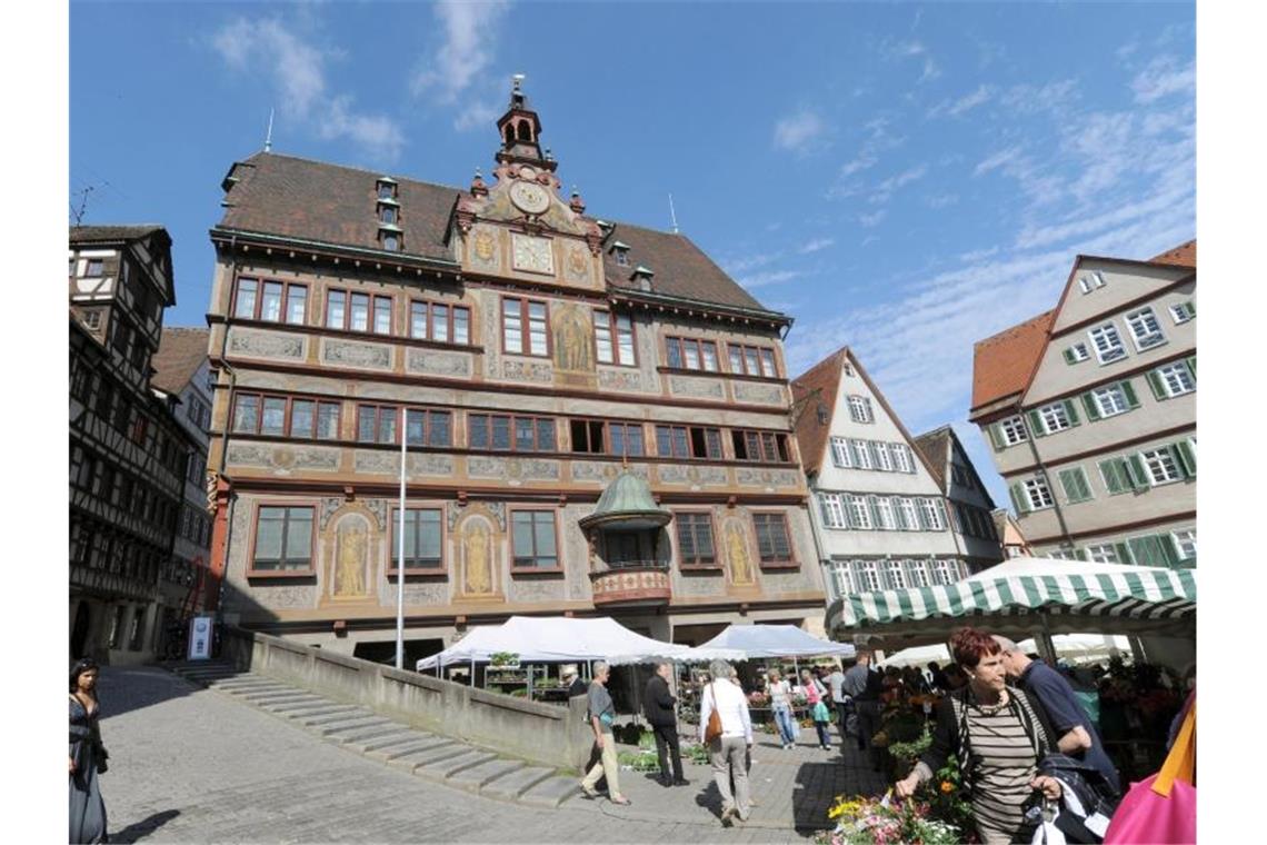 Das Rathaus von Tübingen. Foto: picture alliance / dpa