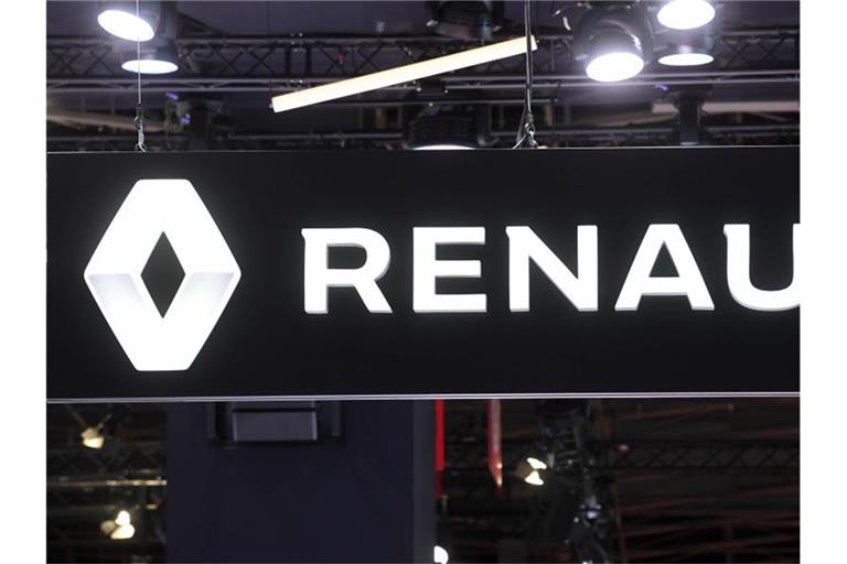 Das Renault-Logo während des Internationalen Automobilsalons Paris 2018. Foto: Uli Deck/dpa