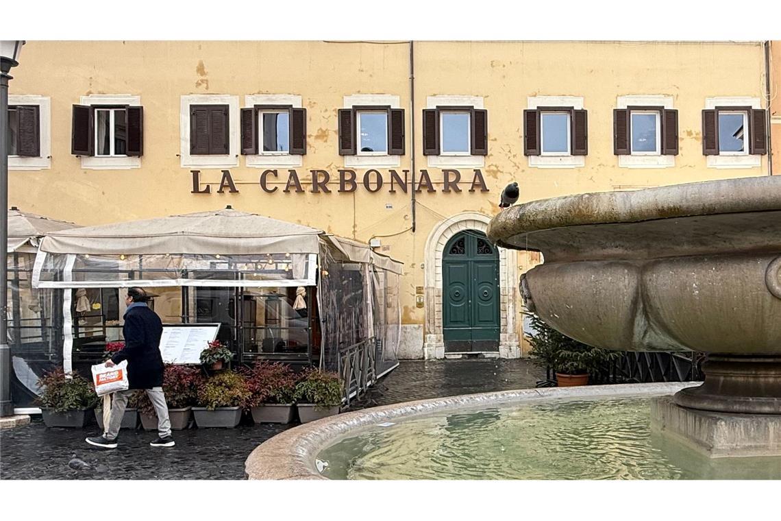 Das Restaurant "La Carbonara" gibt es schon seit 1912.
