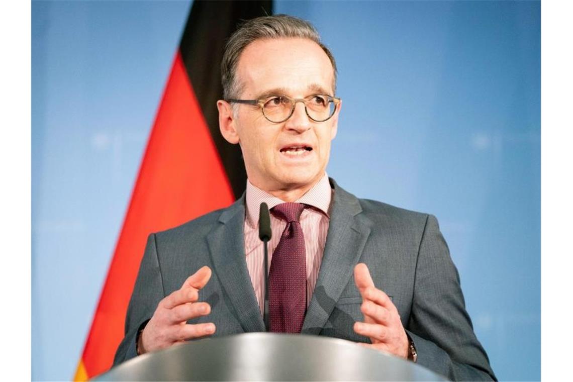 „Das Resultat der nationalen Kraftanstrengungen, die jetzt bei uns allen gefordert sind, darf nicht eine Spirale nationaler Egoismen sein“, sagt Maas. Foto: Kay Nietfeld/dpa