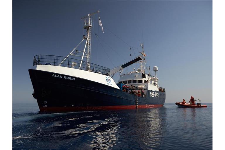Das Rettungsschiff „Alan Kurdi“ hat weitere 44 Migranten aus dem Mittelmeer gerettet. Foto: Fabian Heinz/Sea-Eye