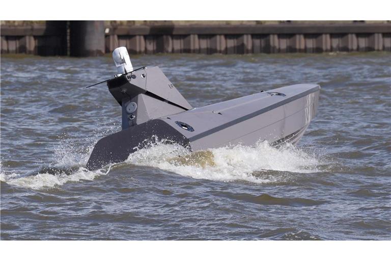 Das Rheinmetall-Drohnenboot ist 8,5 Meter lang. (Archivbild)