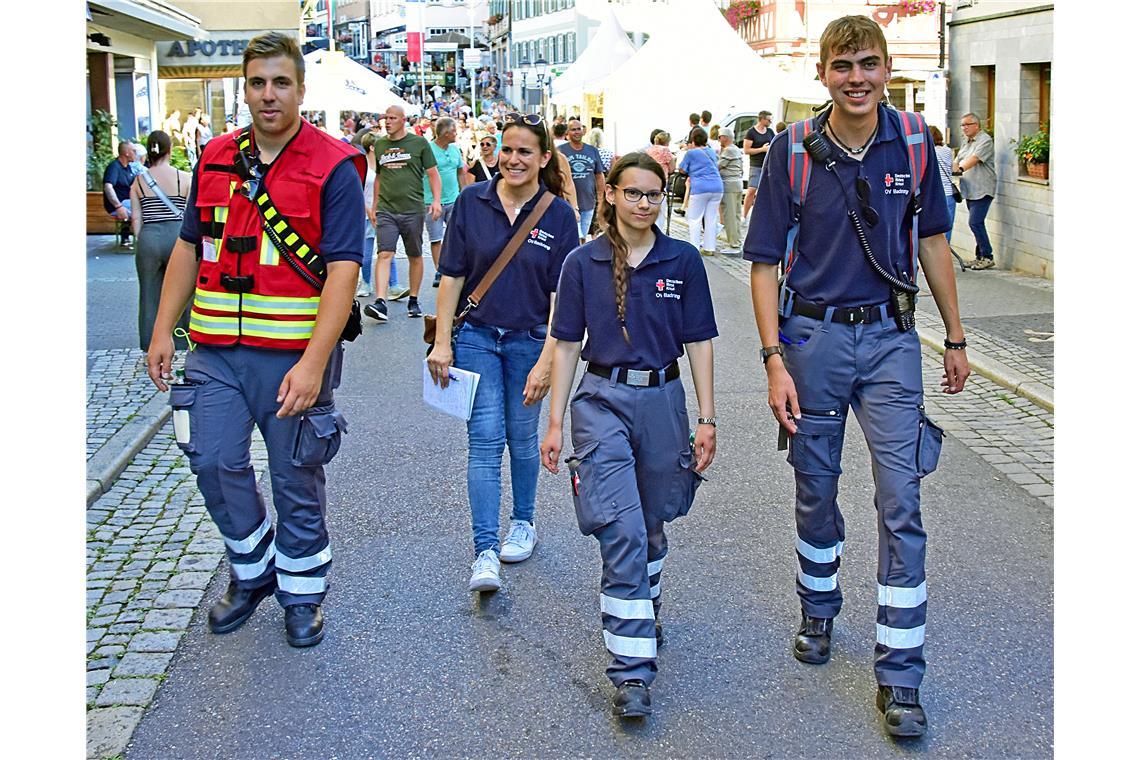 Das Rote Kreuz ist im Einsatz und eilt bei Bedarf schnell zur Hilfe.