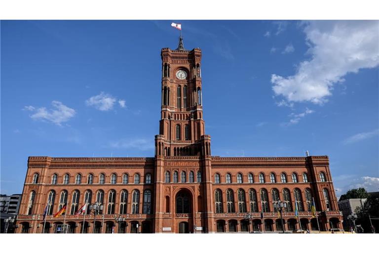 Das Rotes Rathaus – der Amtssitz des Regierenden Bürgermeisters von Berlin und der Senatskanzlei.