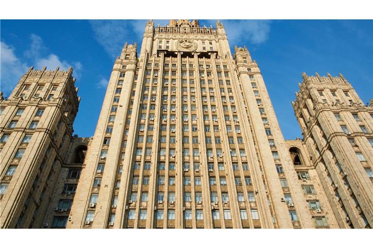 Das russische Außenministerium, in dem der deutsche Botschafter vorsprechen muss.