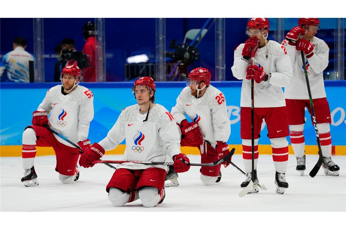 Eishockey-Weltverband: Olympia 2026 ohne Russland Das russische Eishockey-Team wird 2026 nicht bei Olympia starten.