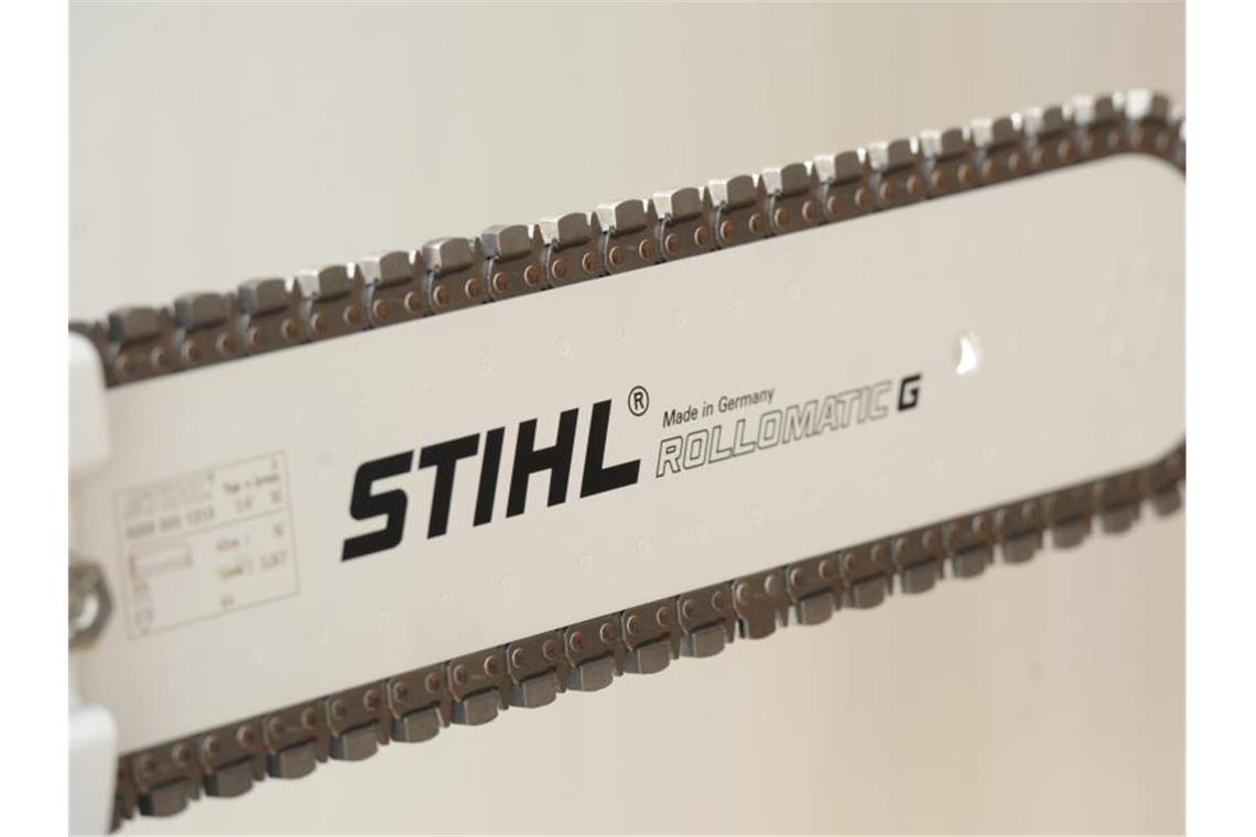 Das Sägeblatt des Gesteinschneider STIHL GS 461. Foto: picture alliance / dpa/Archivbild