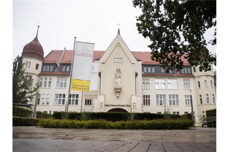 Das Sankt Marien-Hospital Buer. Hier hat es eine ungewöhnliche Häufung von Neugeborenen mit Handfehlbildung gegeben. Foto: Marcel Kusch