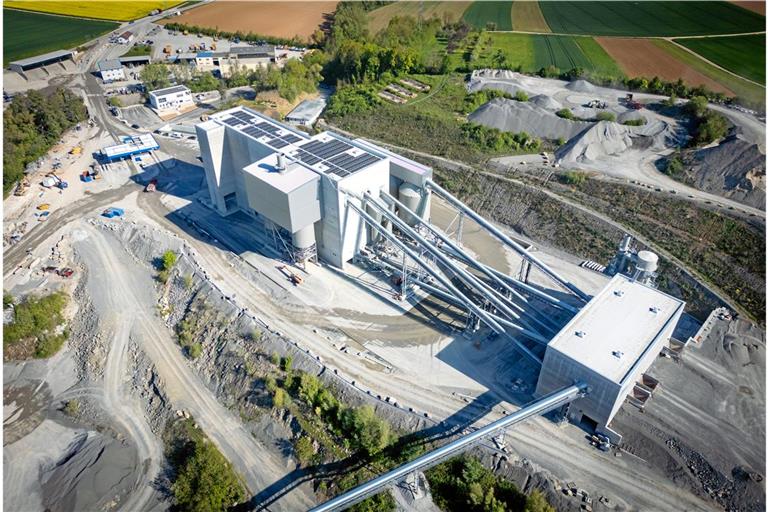 Das Schotterwerk Zwingelhausen ist nun seit März in Betrieb.