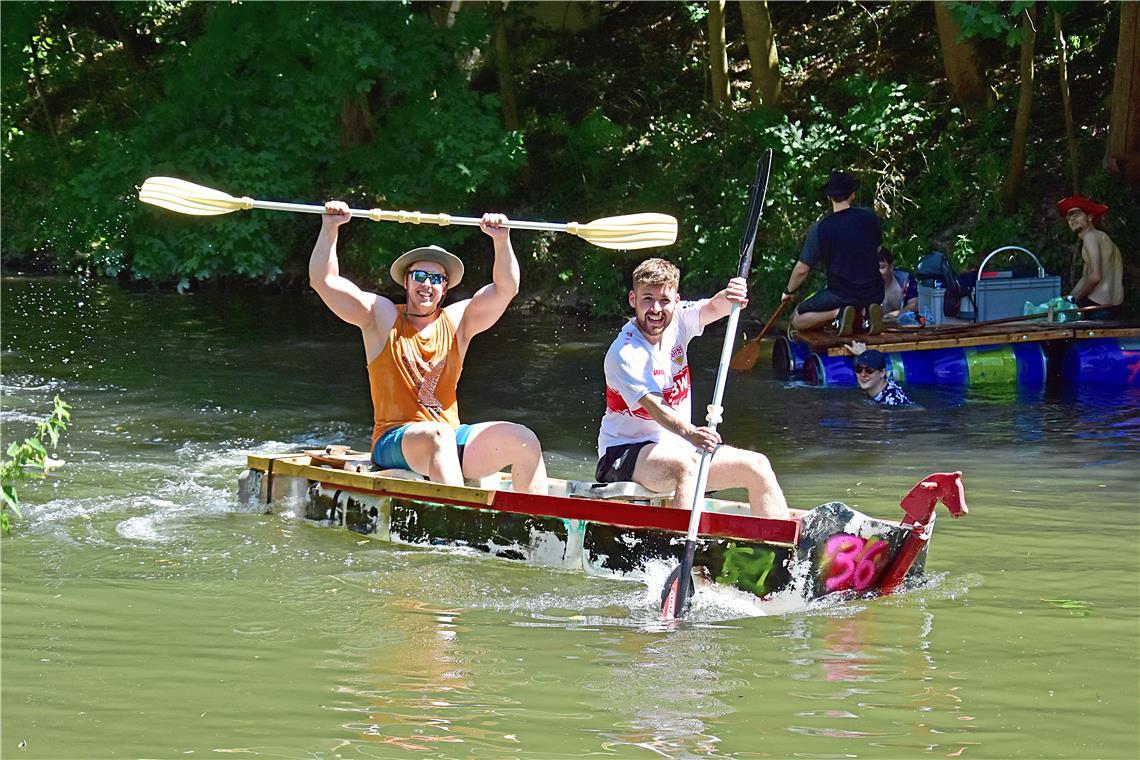 Das Seepferdchen-Boot. 39. Murr-Regatta in Backnang veranstaltet vom JUZE. SK