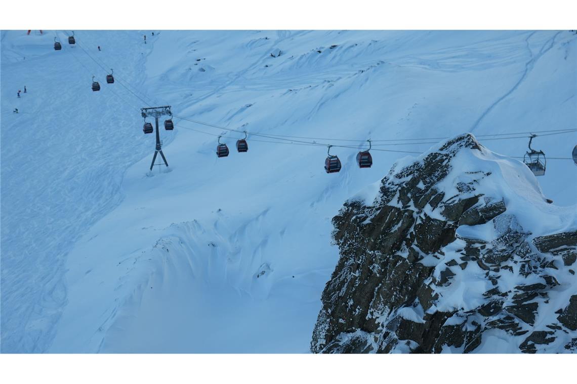 Das Skigebiet Stubaier Gletscher