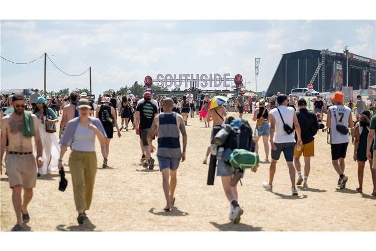 Das Southside-Festival war in vollem Gange.