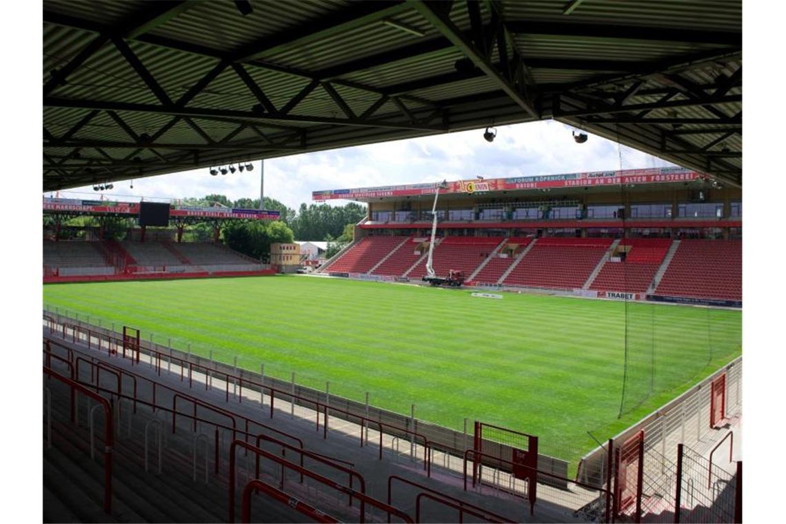 Klarheit für Union: Keine 18.000 Zuschauer im Stadion Das Stadion des 1. FC Union Berlin, Alte Försterei. Foto: picture alliance / dpa
