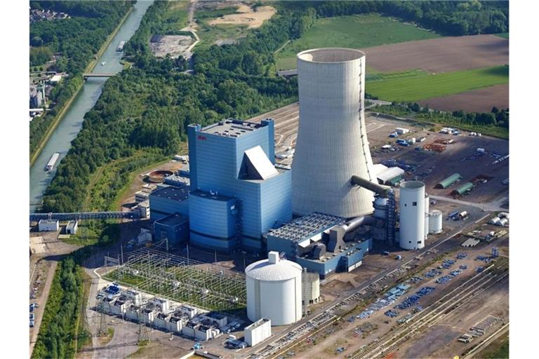 Das Steinkohle-Kraftwerk am Dortmund-Ems-Kanal in Datteln. Foto: Bernd Thissen
