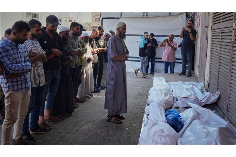 Das Sterben im Gazastreifen geht weiter.