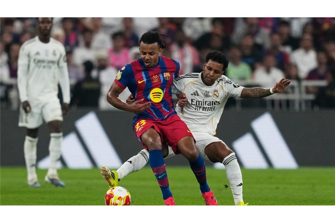 Das Supercup-Finale zwischen Real Madrid und dem FC Barcelona war heiß umkämpft.