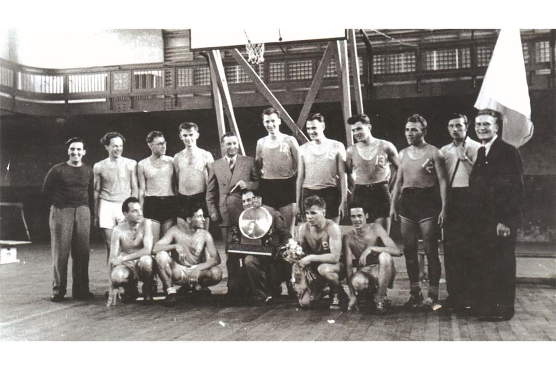 Das Team, das 1950 sensationell den deutschen Meistertitel gewann.