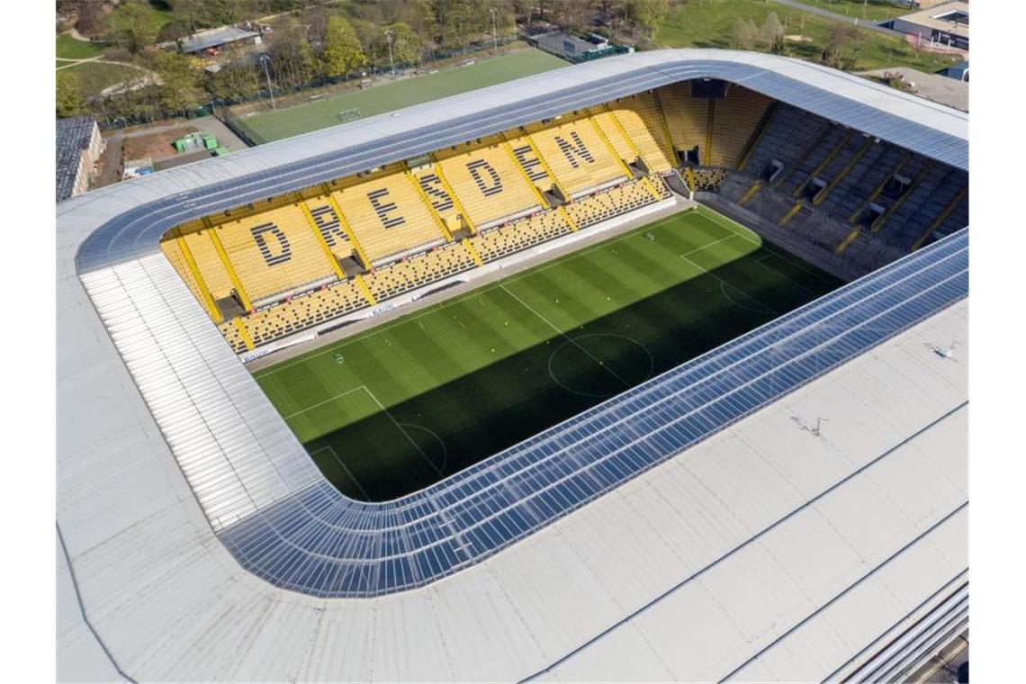 Das Team von Dynamo Dresden ist derzeit in Quarantäne. Foto: Jan Woitas/dpa-Zentralbild/dpa