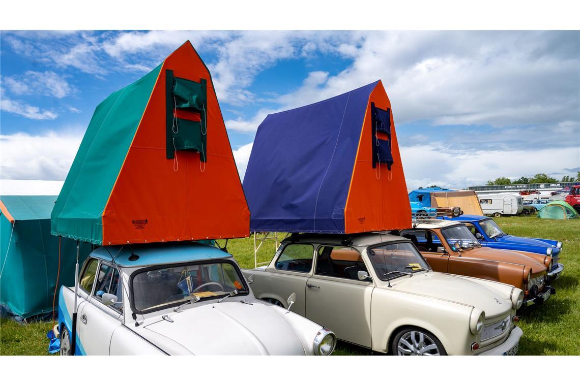 Trabi, Wartburg & Co: So viel sind DDR-Autos heute wert Das Trabant-Treffen in Anklam gibt es seit 30 Jahren. (Archivbild)