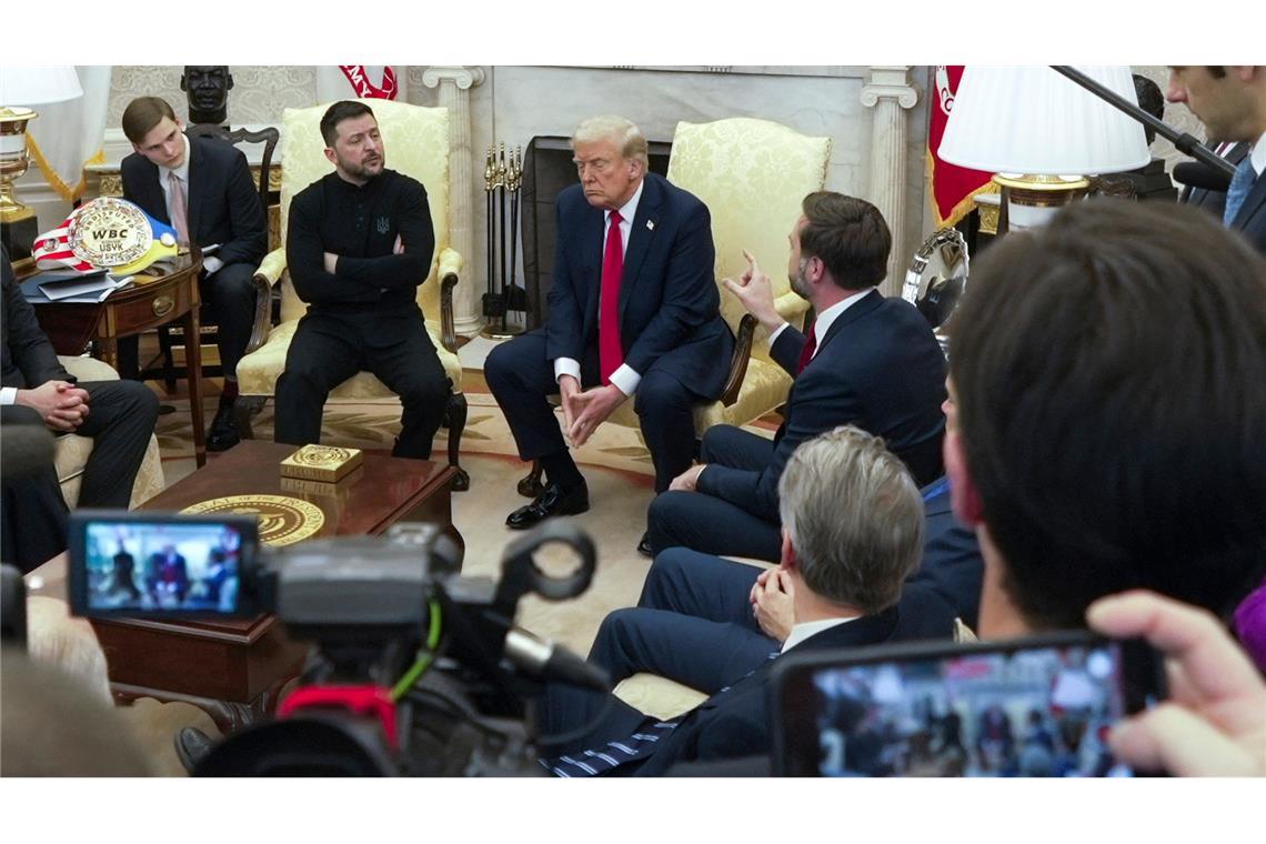 Das Treffen im Oval Office endet mit einem beispiellosen Eklat. (Archivbild)