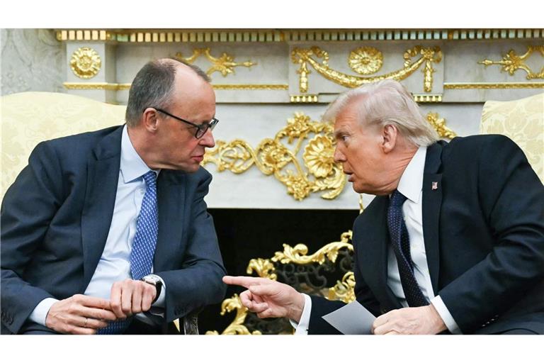 Das Treffen von Bundeskanzler Friedrich Merz (CDU) und US-Präsident Donald findet nun drei Tage nach Beginn der Angriffe der USA und Israels auf den Iran statt.  (Archivbild)