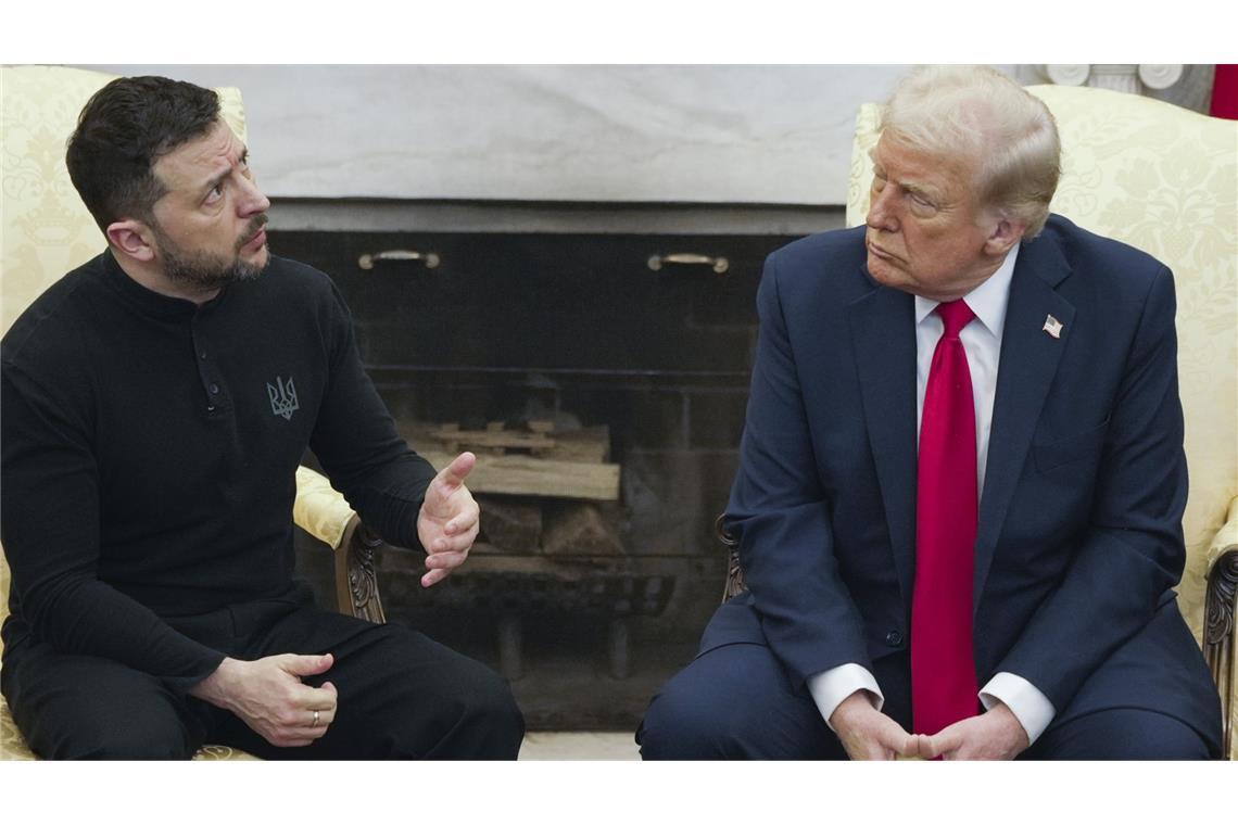 Das Treffen zwischen Selenskyj und Trump ist für Sonntag geplant. (Archivbild)