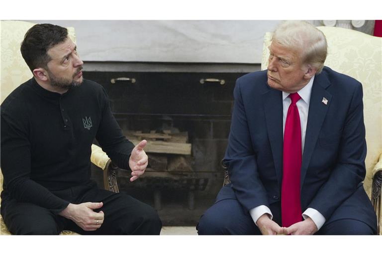 Das Treffen zwischen Selenskyj und Trump ist für Sonntag geplant. (Archivbild)