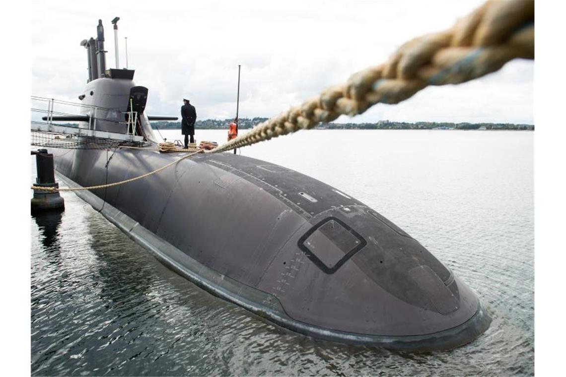 Kriegswaffen für 4,5 Milliarden Euro exportiert Das U-Boot „U36“ der Klasse U212A wird in Eckernförde (Schleswig-Holstein) im Rahmen eines Festaktes in den Dienst gestellt. Foto: picture alliance / Daniel Reinhardt/dpa