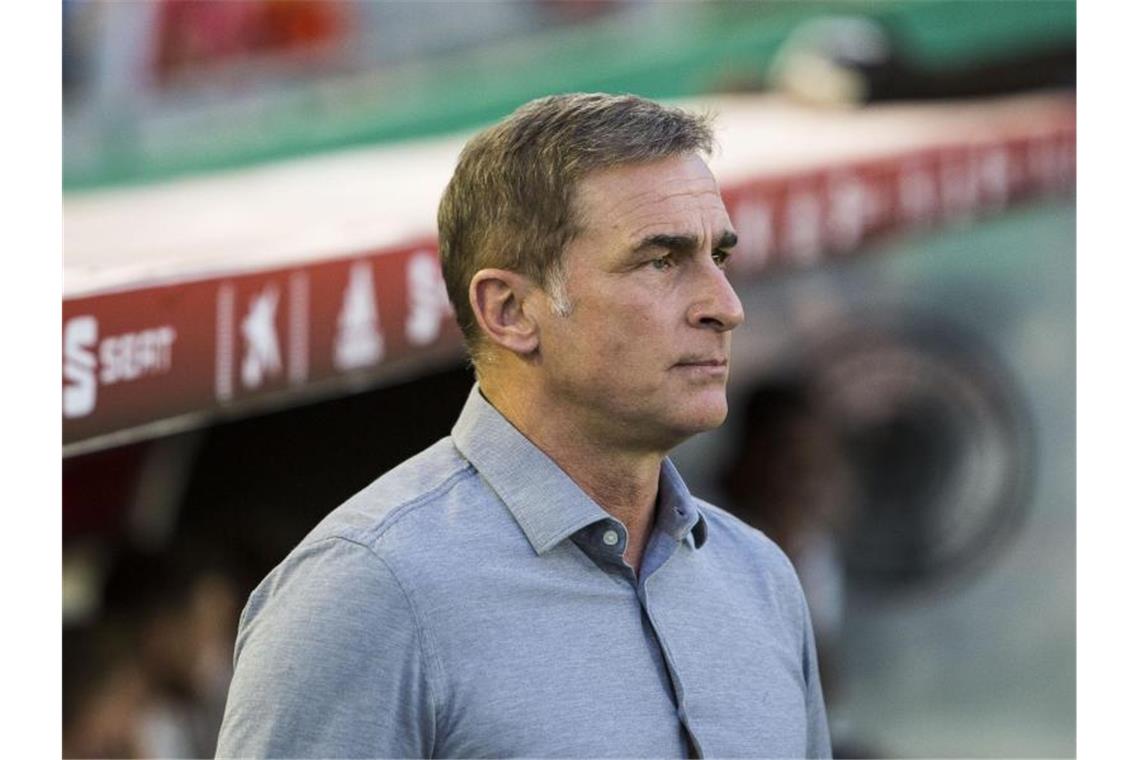 Deutsche U21 nach Sieg in Bosnien Tabellenführer Das U21-Team von Trainer Stefan Kuntz setzte sich mit dem Sieg über Bosnien-Herzegowina an die Tabellenspitze. Foto: Daniel Gonzalez Acuna/dpa