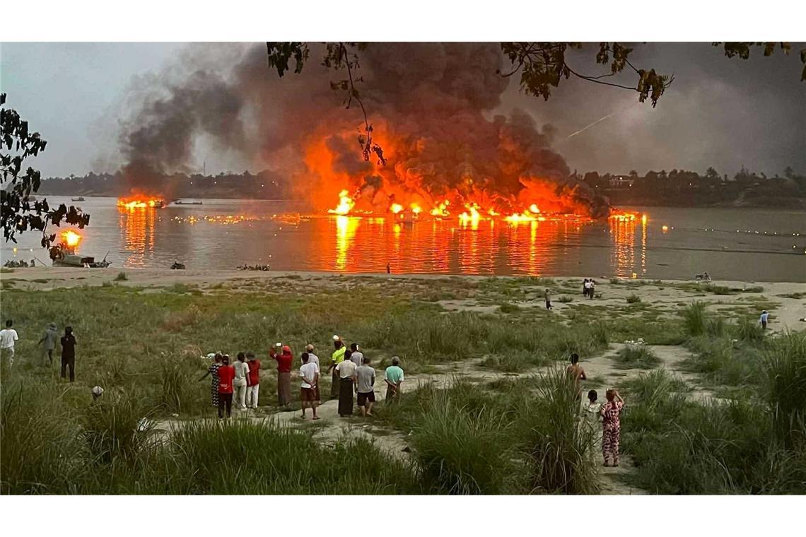 Das Unglück passierte beim Umladen von Treibstoff.