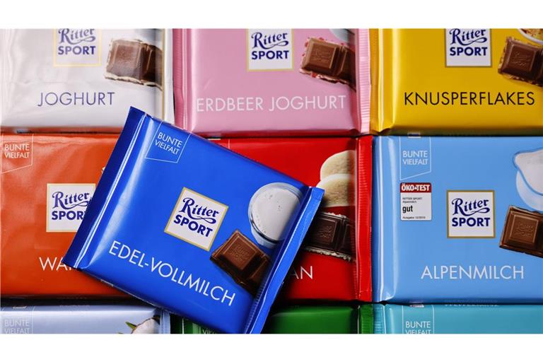 Das Unternehmen Ritter Sport hat im vergangenen Jahr den Umsatz deutlich gesteigert. Das Ergebnis wird aber von den hohen Energie- und Rohstoffpreisen belastet. (Symbolbild)