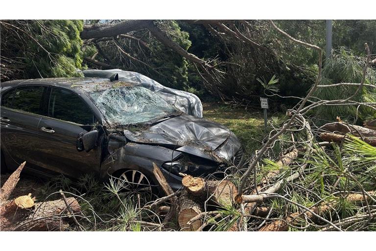 Das Unwetter richtete erheblichen Sachschaden an.