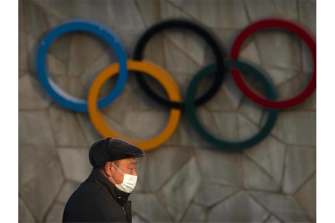Das US-Außenministerium will über einen möglichen Boykott der Olympischen Winterspiele in Peking sprechen. Foto: Mark Schiefelbein/AP/dpa