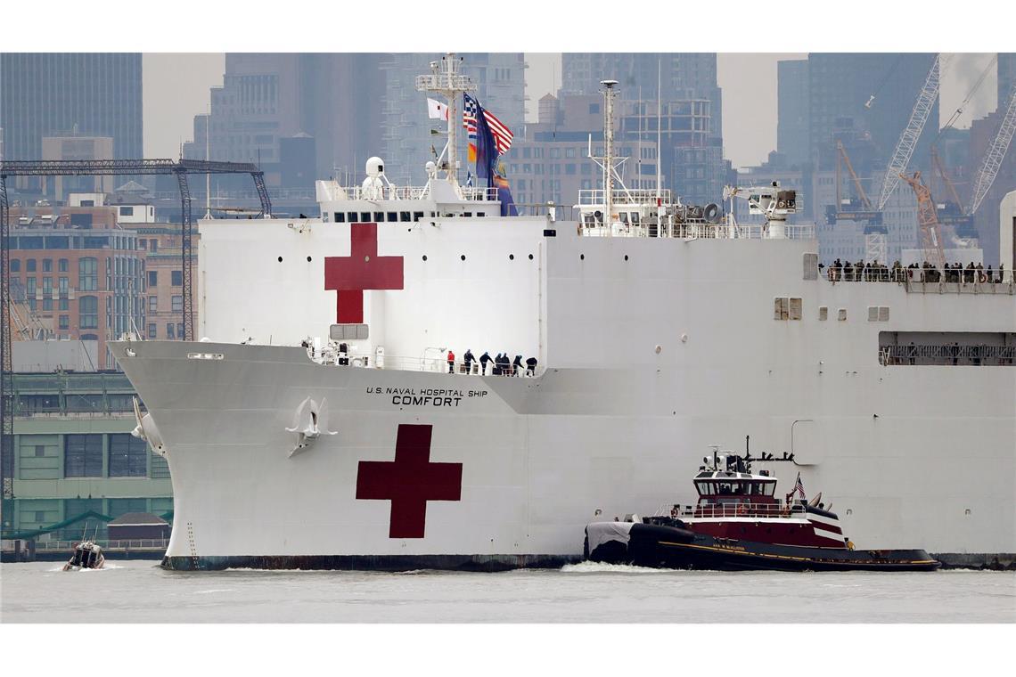 Das US-Militär betreibt zwei große Lazarettschiffe, die normalerweise eher nach Naturkatastrophen zum Einsatz kommen. (Archivbild)