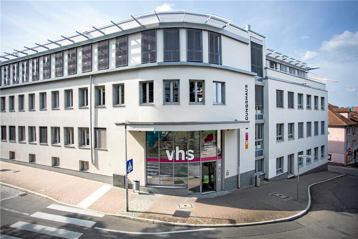 Das Frühjahrssemester startet in der VHS Backnang Das Volkshochschulhaus in der Bahnhofstraße.Symbolfoto: VHS Backnang