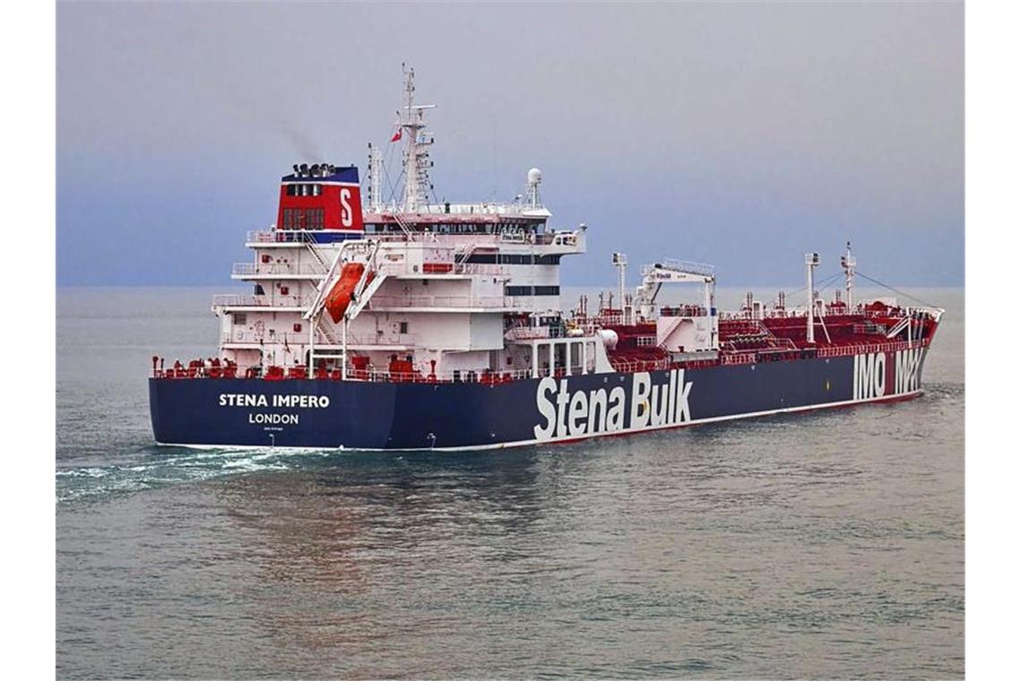 Das von der Reederei zu Verfügung gestellte undatierte Foto zeigt den britischen Öltanker „Stena Impero“. Foto: Stena Bulk/AP