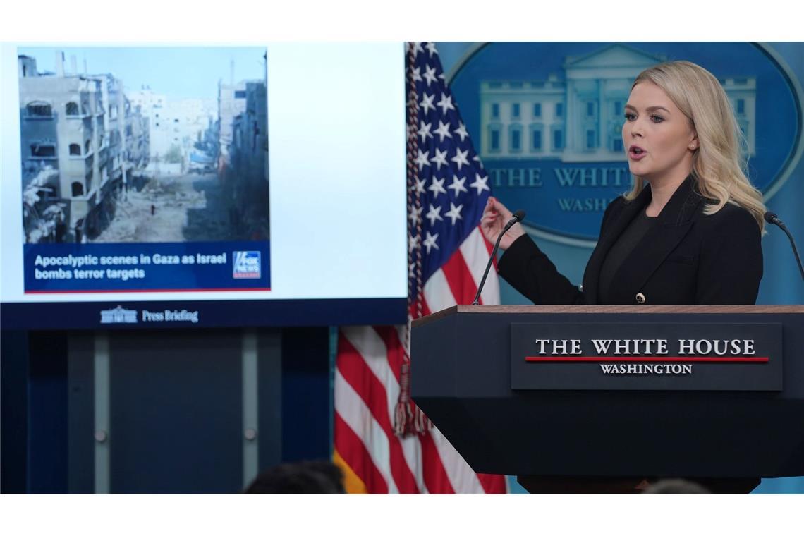US-Regierung relativiert Trumps Pläne zum Gazastreifen Das Weiße Haus bemüht sich, die Äußerungen von Trump zur Zukunft des Gazastreifens zu entschärfen.