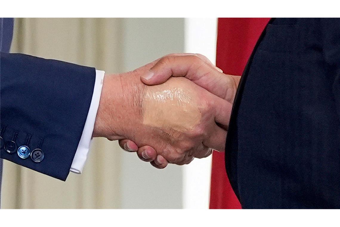 Das Weiße Haus gibt Details zu Trumps Gesundheitszustand preis.