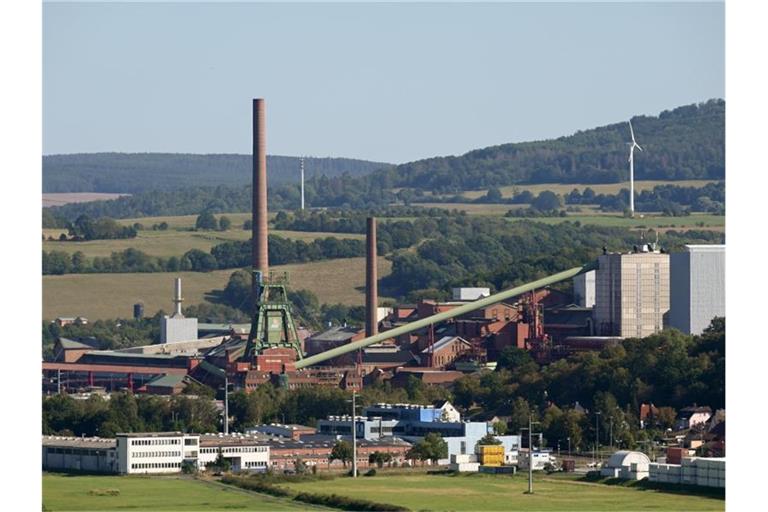 Das Werk des Kali-Konzerns K+S in Philippsthal (Werra). Foto: Uwe Zucchi/dpa