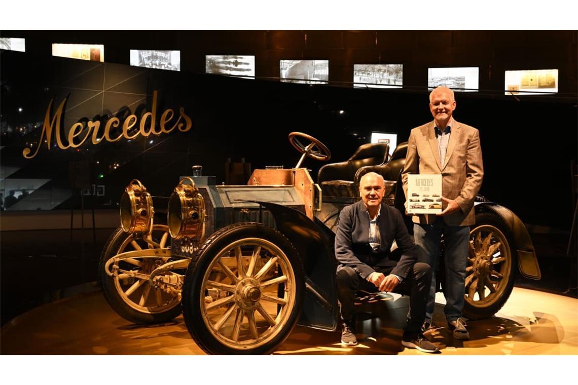 Das Werk von Markus Bolsinger (links) und Gerhard Heidbrink wird im Mercedes-Benz-Museum präsentiert.