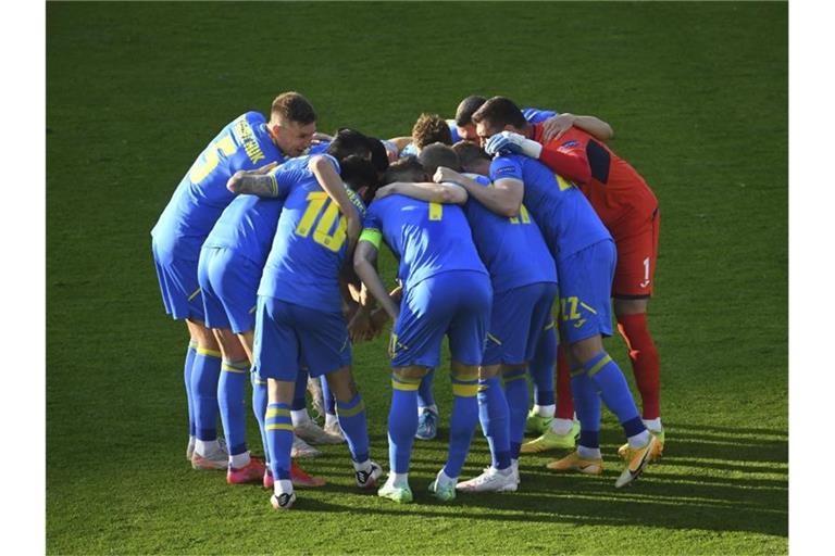 Das WM-Playoff-Spiel der Ukraine gegen Schottland wird nun im Juni stattfinden. Foto: Andy Buchanan/Pool AFP/dpa