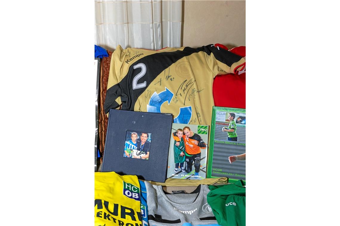 Trikotsammler mit sportlichem Ehrgeiz Das WM-Trikot von Pascal Hens.