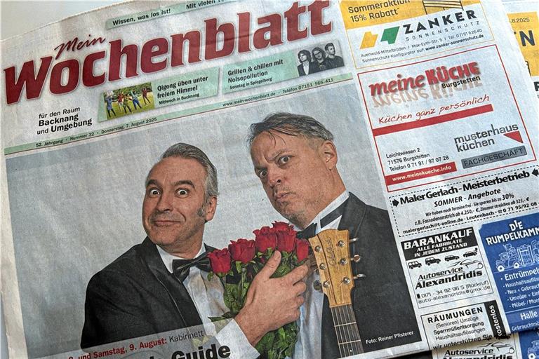 Das Wochenblatt für den Raum Backnang und Umgebung wird vom Zeitungsverlag Waiblingen herausgegeben und nicht vom Verlag der Backnanger Kreiszeitung. Foto: privat