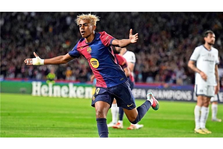 Das Wunderkind bleibt: Der FC Barcelona hat Supertalent Lamine Yamal langfristig an sich gebunden (Archivfoto).