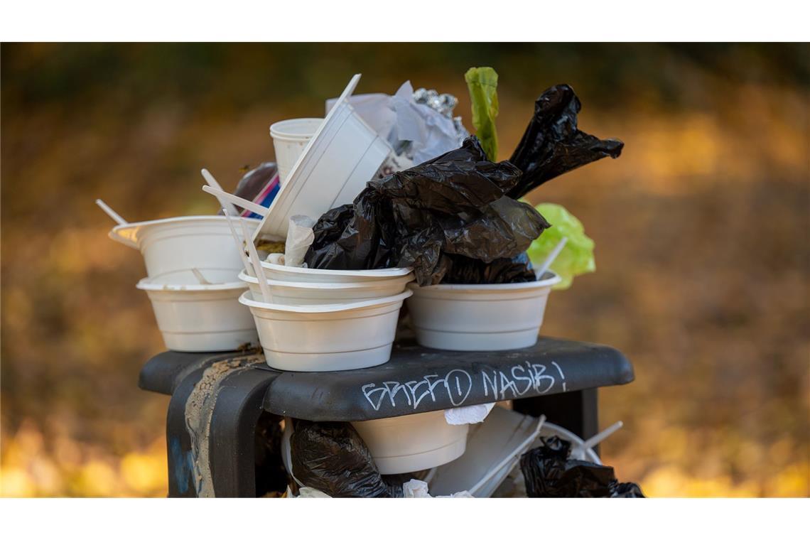 Das Ziel der Steuer: weniger Müll. (Symbolbild)