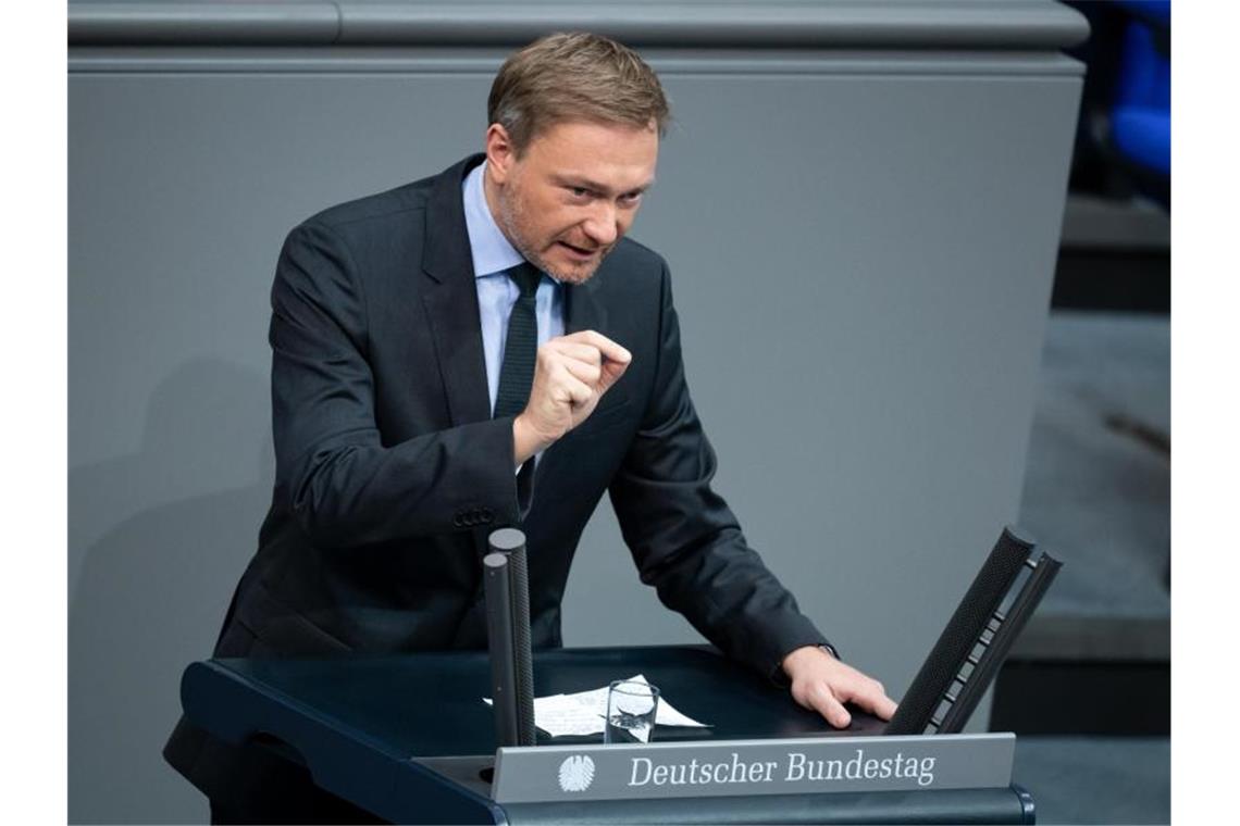 Forderung: Anti-Corona-App nur auf freiwilliger Basis „Datenschutz und Gesundheitsschutz sind kein Widerspruch“, sagt Lindner. Foto: Bernd von Jutrczenka/dpa